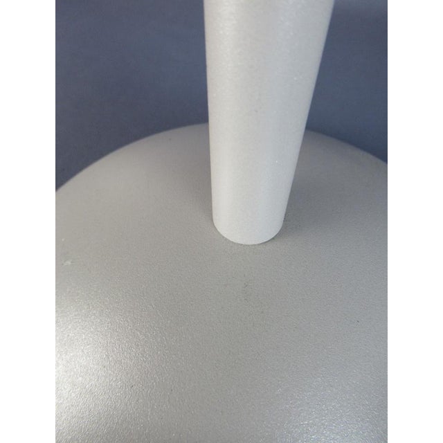 Metal Glass Table Lamp with Sail Lampshade and Metal Base, 1970s For Sale - Image 7 of 8