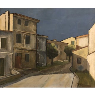 Jean-Jacques Boimond, Rue Maître Cornille, Oil on Wood, Framed For Sale