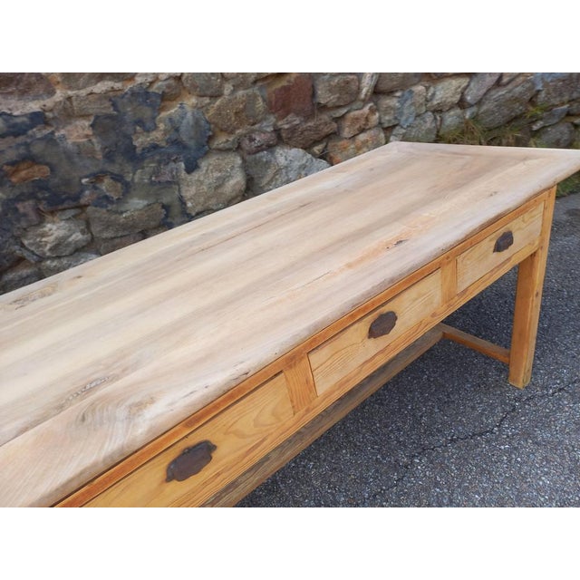 Farm Table with Drawers, 1930s For Sale - Image 18 of 18