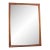 Vintage 1960s Henredon Heritage Style Oak Wood Wall Mirror For Sale