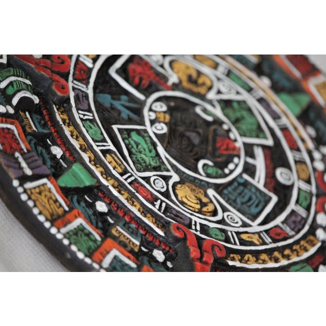 Vintage Aztec Wall Calendar, 1950s For Sale - Image 11 of 17