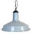 Industrial Light Blue Enamel Factory Pendant Lamp, 1960s For Sale