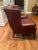 1990s 1990s Craftwork Guild Burgundy Leather Wingback Armchair With Nailhead Trim For Sale - Image 5 of 10