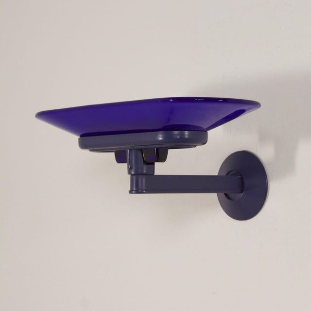 Blue Jill Wall Lights in Blue by Perry King and S. Miranda & G. Arnaldi for Arteluce, 1970s, Set of 2 For Sale - Image 8 of 18