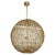 Mid-Century Modern Monumental Wrought Brass Wire Pendant For Sale - Image 3 of 10