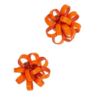 GRIBOUILLE, Earrings, Orange, Stud For Sale