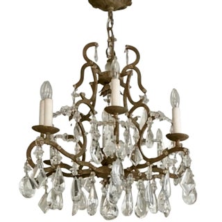 Dennis and Leen Chateau French Crystal Chandelier For Sale