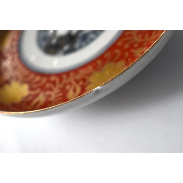 Ceramic Pair of Antique Japanese Meiji Period Imari Dishes For Sale - Image 7 of 12