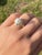 The Malibu Creek: Pearl and Natural Diamond Swirl Ring in Yellow Gold For Sale - Image 11 of 11