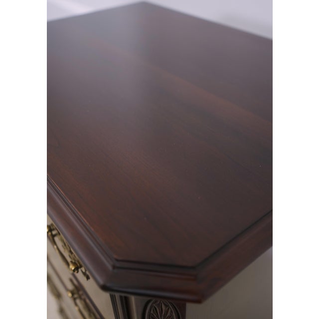 Ethan Allen Cherry 7 Drawer Lingerie Chest Semainier For Sale - Image 9 of 14