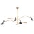 Metal Regina Andrew Spyder Steel Chandelier, Blackened Brass & Natural Brass For Sale - Image 7 of 7