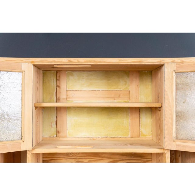 Wood Vintage Kitchen Buffet in Pine For Sale - Image 7 of 16