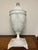 Pair Neoclassical Style Gray Painted Mahogany Urns For Sale - Image 9 of 12