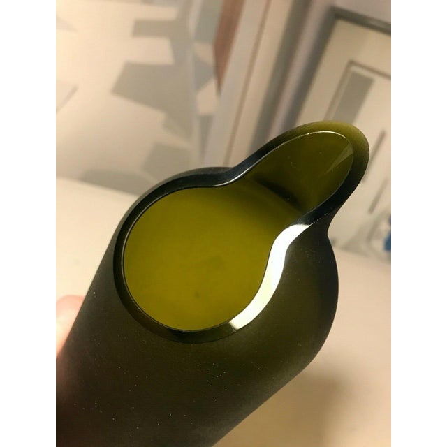 2010s Original TranSglass Artecnica Recycled Post-Consumer Wine Bottle Vase For Sale - Image 5 of 7