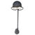 Vintage French Industrial Metal Lamp by Jean-Louis Domecq for Jielde Factory For Sale - Image 11 of 12