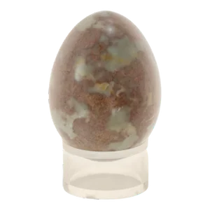 Pink and Gray Marbled Egg