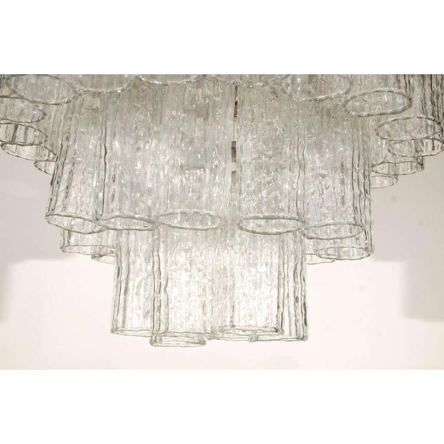 Murano 1950s Murano Chandelier by Venini For Sale - Image 4 of 7