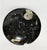 Pair Large Ammonite Plates Black White 6.25" Millions Years For Sale In Los Angeles - Image 6 of 9