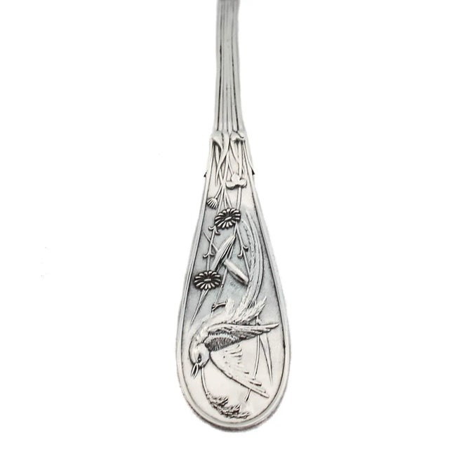 Japanese 1940s Sterling Silver Ladle Tiffany “Audubon” For Sale - Image 3 of 6