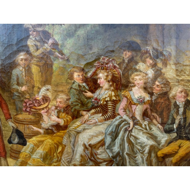 Early 19th Century American Oil on Canvas Painting For Sale - Image 4 of 12