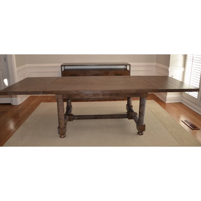 Compass Trestle Dining Table by Bassett Chairish