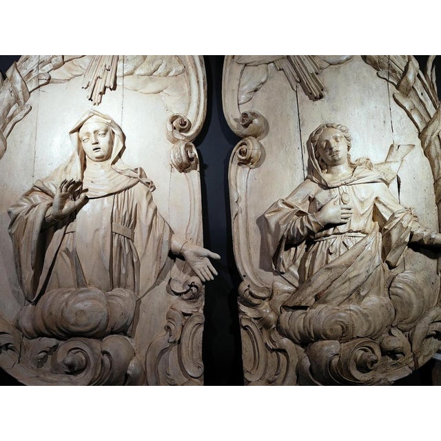 Monumental Sculpted Panels, 1750, Set of 2 For Sale - Image 3 of 16