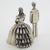 1970s Vintage Italian Silver 800 Bride and Groom Figurine, 1970s For Sale - Image 5 of 11