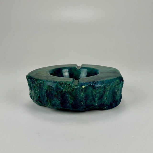 Mid-Century Modern Mid-Century Modern Green Alabaster Ashtray by Romano Bianchi, 1960s For Sale - Image 3 of 6