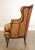 Rococo Antique Rococo Style Carved Wood Wingback Armchair For Sale - Image 3 of 13