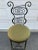 Postmodern Brutalist Barstool For Sale - Image 3 of 9