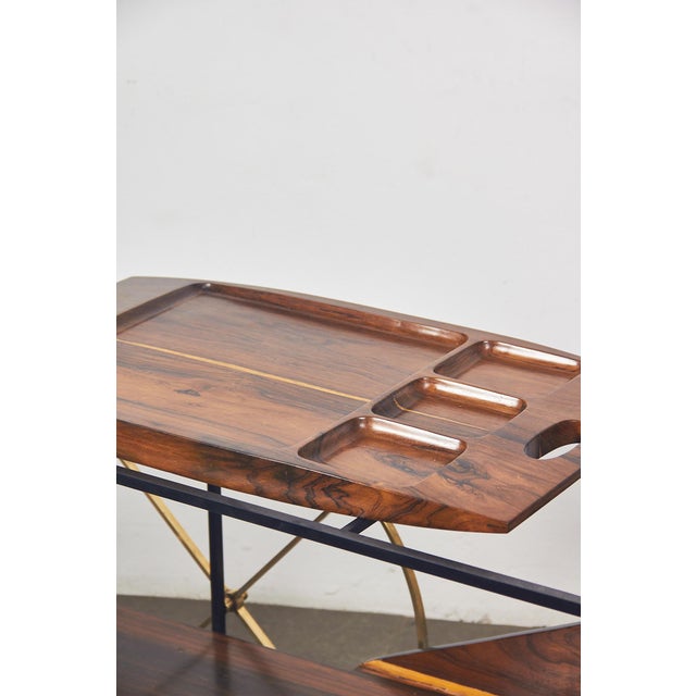 Vintage Brazilian Trolley by Jorge Zalszupin, 1960s For Sale - Image 9 of 18