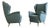 Vintage Lounge Chairs with Brass Legs by Isa Ponte San Pietro, 1950s, Set of 2 For Sale