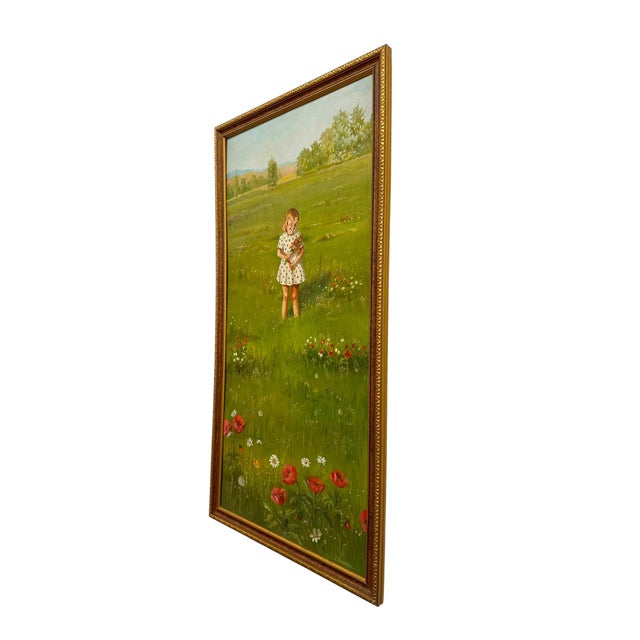Capture the nostalgic charm of mid-century American publishing with this spectacular 1970 original oil painting on canvas...