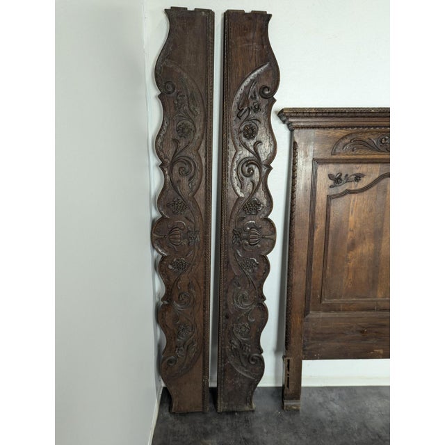 Norman Bed in Richly Carved Oak For Sale - Image 13 of 17