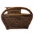 Vintage Bamboo and Rattan Wicker Basket For Sale - Image 9 of 12