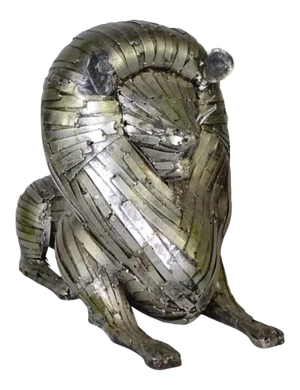 1970s Metal Loin Sculpture