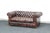 Vintage Leather Chesterfield Tufted Settee Sofa For Sale - Image 10 of 11