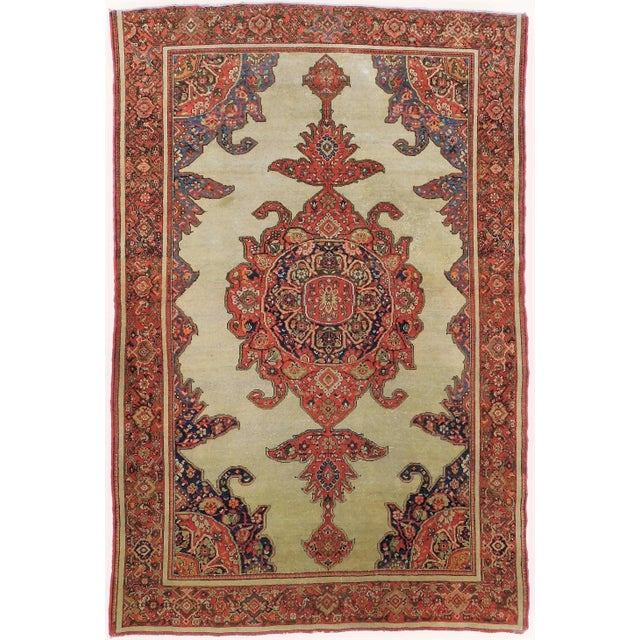 1880s Antique Persian, Malayer Rug-4’1’x6’11" For Sale - Image 13 of 13