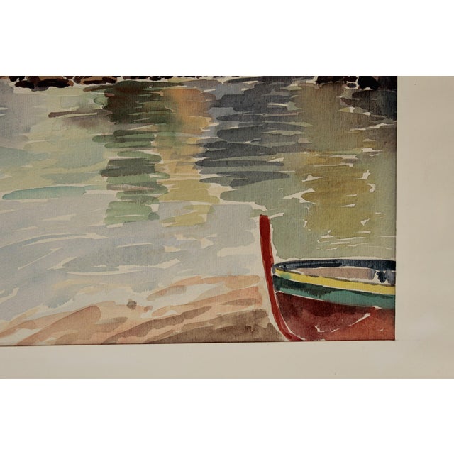 Paper Minori, Italy, 1960, Watercolor on Paper For Sale - Image 7 of 9