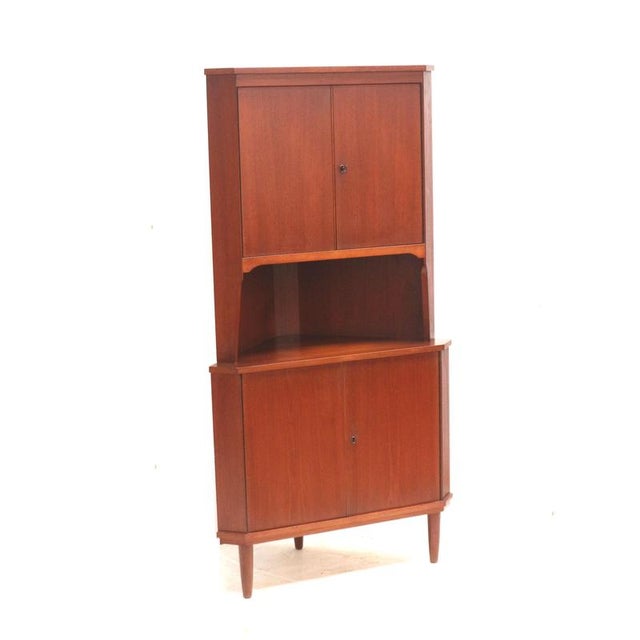 Vintage Danish Corner Cabinet, 1960s For Sale - Image 9 of 9
