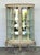 Vintage Curved Glass Display Cabinet For Sale - Image 10 of 12