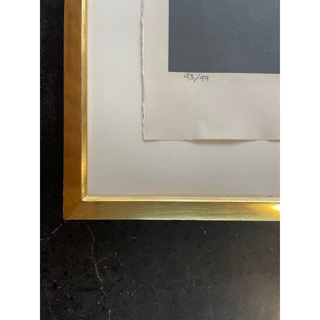 Abstract Late 20th Century “Altar” Abstract Serigraph by Arwyne, Framed For Sale - Image 3 of 5