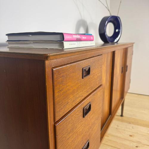 Mid-Century Danish Teak Sideboard, 1960s For Sale - Image 9 of 10