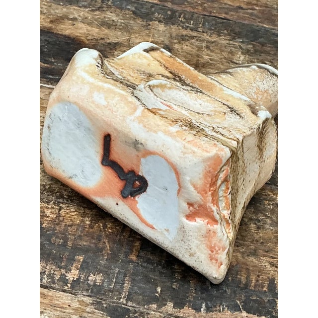Vintage Abstract Ceramic Vase For Sale - Image 10 of 12