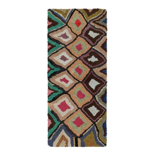 Vintage Azilal Moroccan Style Runner Rug, With Patterns From Rug & Kilim For Sale