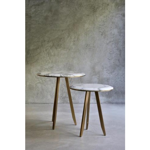 Metal Mirage 50 Silver Chrome Frame and Fumé Mirror Side Table by Casa Casati For Sale - Image 7 of 9