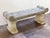 Large English Garden Stone Bench Seat in the Classical Style For Sale - Image 4 of 17