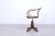 Classic swivel chair, solid desk armchair with armrests. Production of the first quarter of the 1900s in curved wood, the...