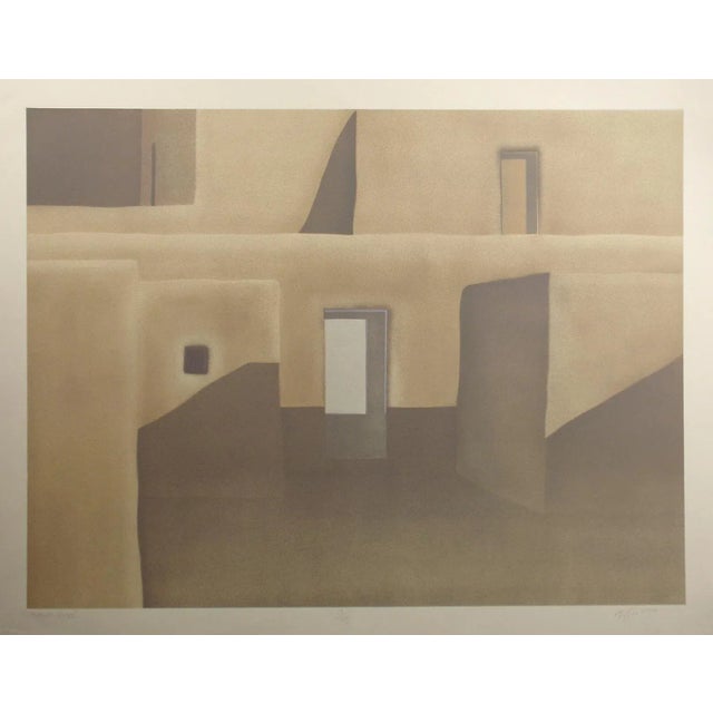 1984 "Drum Maker" Western Lithograph by John Axton For Sale