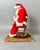 Vintage American Folk Art Santa Claus Toymaker Christmas Sculpture With Train For Sale In Raleigh - Image 6 of 12